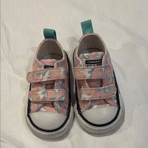 Converse Kids Pink Dinosaur Sneakers